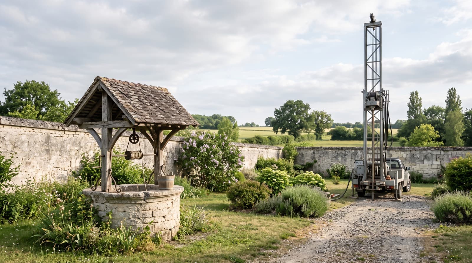 Forage vs puits traditionnel : quelle solution pour une maison en Val de Loire